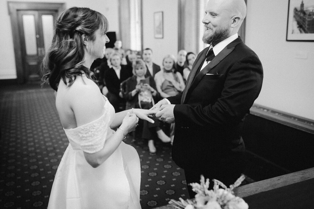 Melbourne registry wedding ceremony at the Victorian Marriage Registry