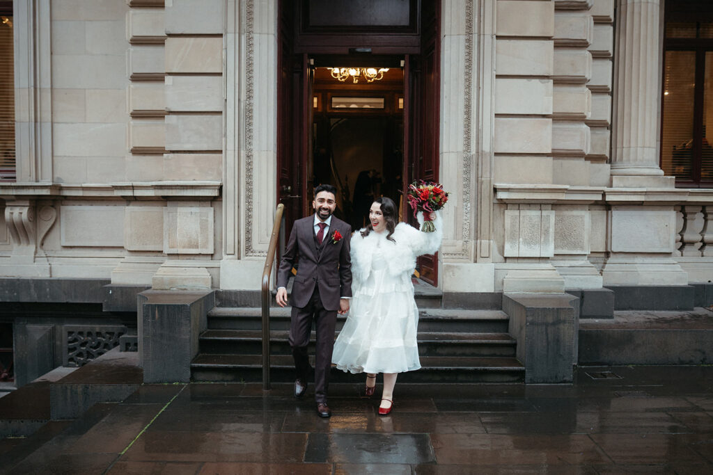 Melbourne registry wedding ceremony at the Victorian Marriage Registry
